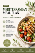 28 Day Mediterranean Meal Plan PDF | Healthy Mediterranean Diet Guide