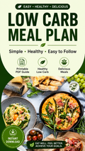 Low Carb Meal Plan PDF | Easy 7-Day Weight Loss Guide