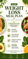30 Day Weight Loss Meal Plan PDF | Healthy Eating Guide for Busy People